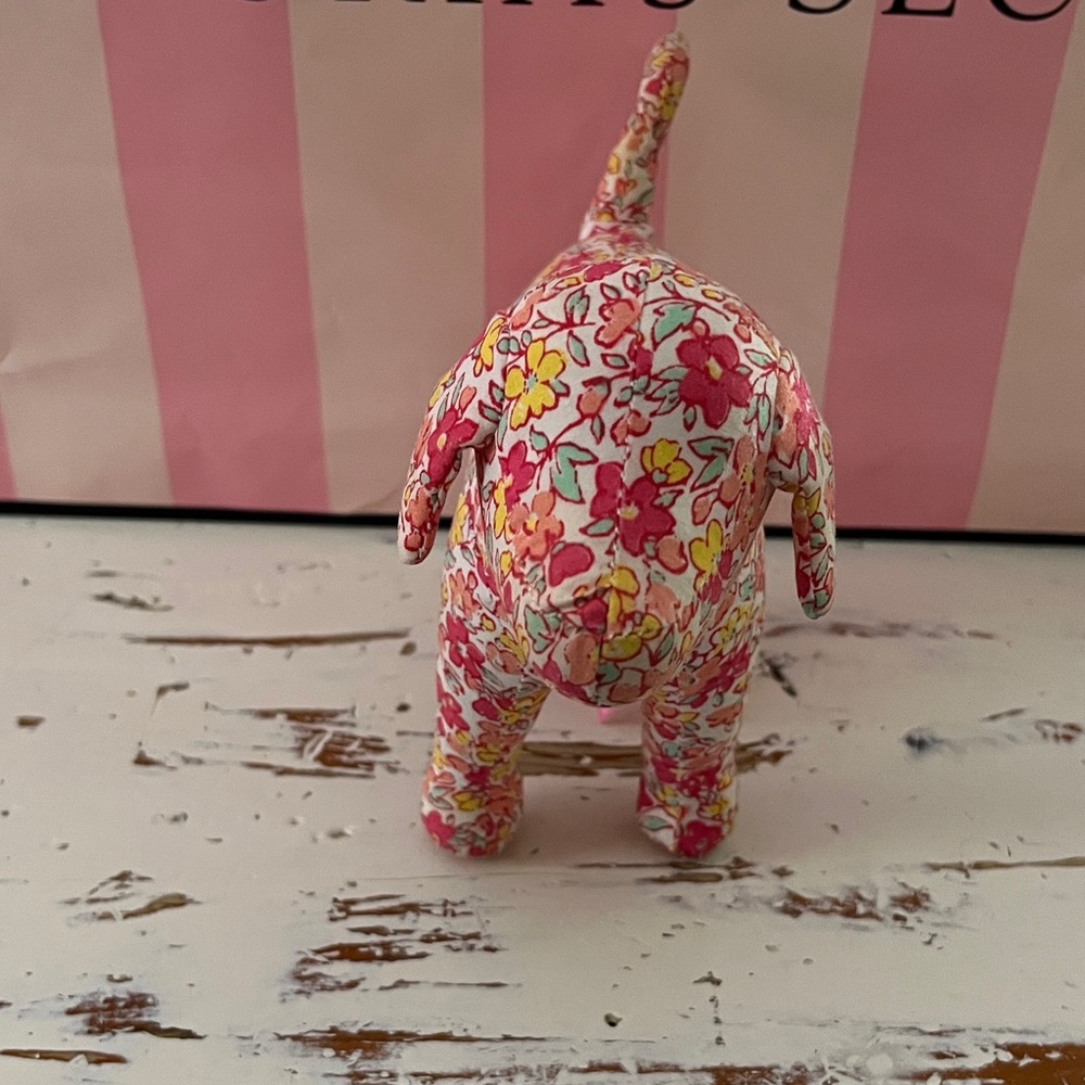 Victoria's Secret Floral Plush Dog